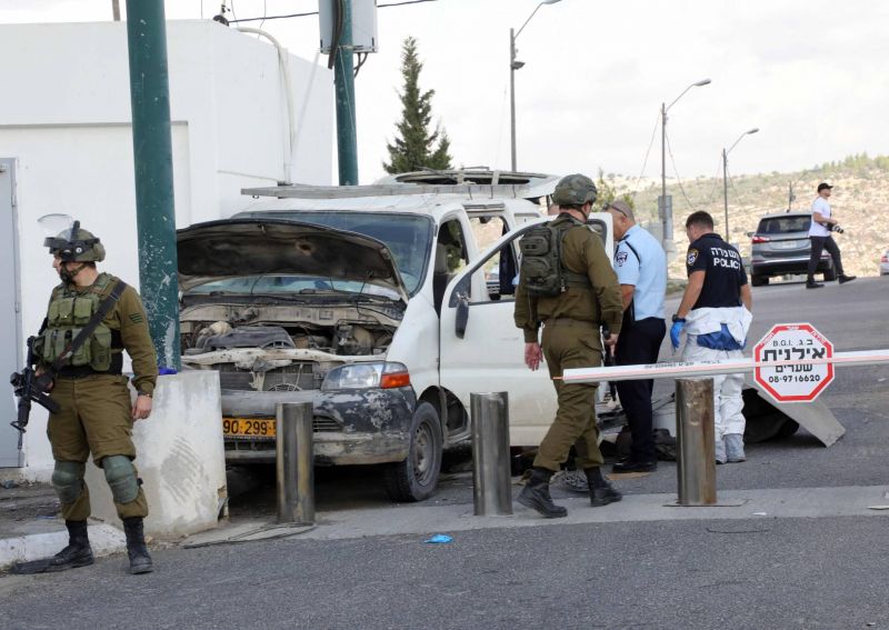 Palestinian shot dead in car-ramming attack at occupied West Bank checkpoint