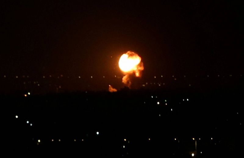Israel says jets hit alleged Hamas military site after rocket fire