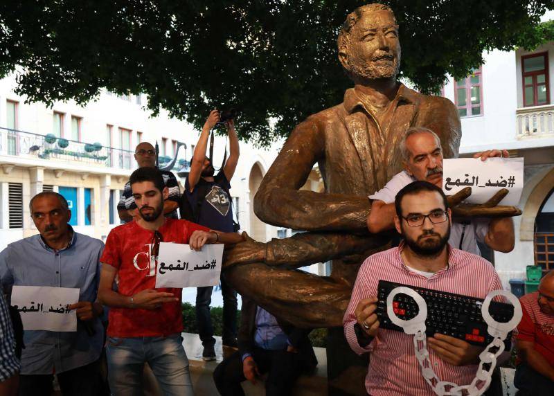 Decline in freedom of expression during Aoun’s term in office, notes SKeyes Decline in freedom of expression during Aoun’s term in office, notes SKeyes