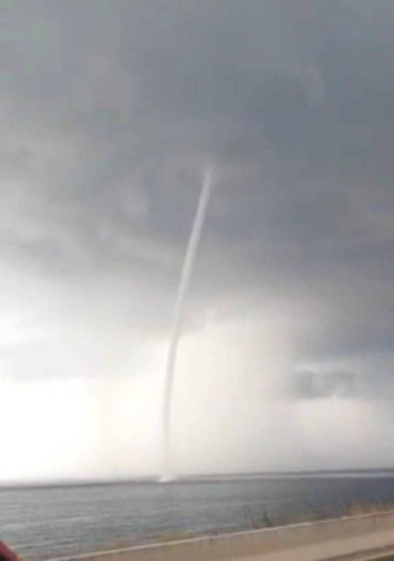 Waterspout observed off Amchit and Batroun