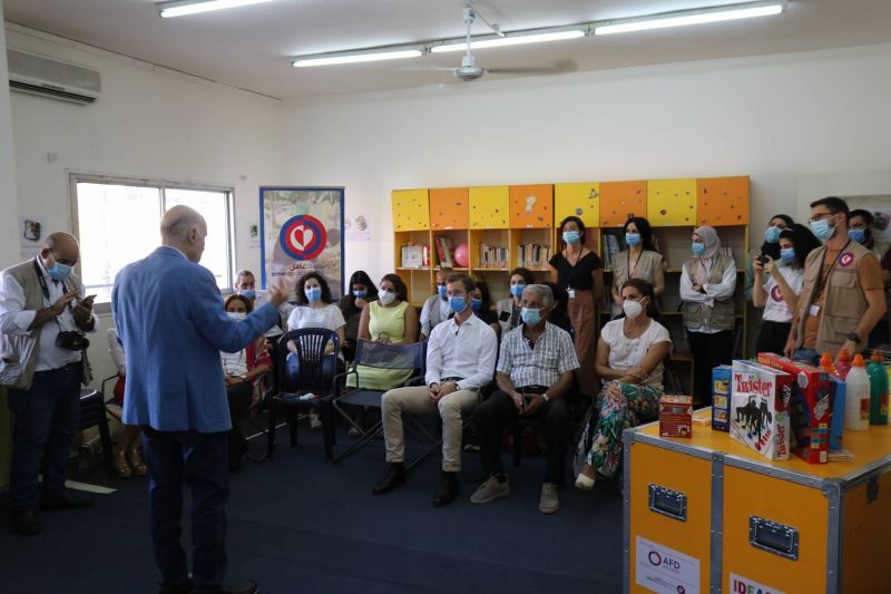 Amel et Bibliothèques sans frontières célèbrent le premier anniversaire du projet « Ideas Box »