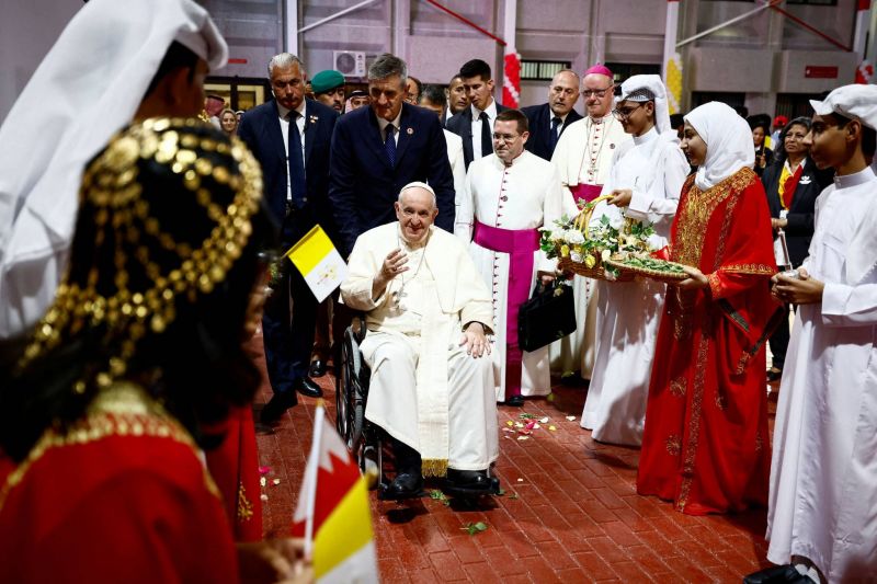 Le pape François prie pour le Liban et l’Ukraine à Bahreïn