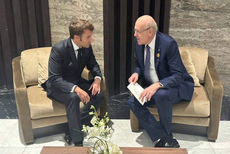Presidential election on agenda of Mikati's talks with Macron and Guterres