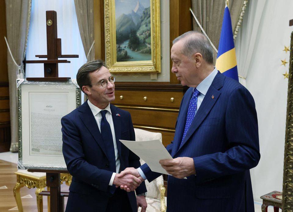 Turkey's Erdogan wants Swedish action on anti-terrorism for NATO bid approval Turkey's Erdogan wants Swedish action on anti-terrorism for NATO bid approval