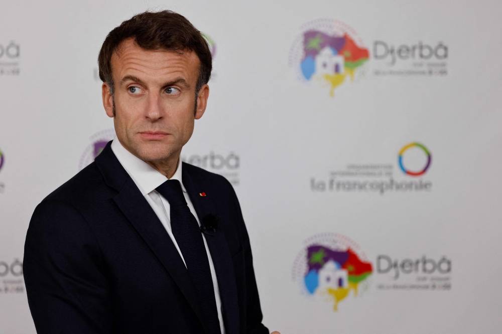 Macron s'entretient avec le patron de l'AIEA de la centrale de Zaporijjia Macron s'entretient avec le patron de l'AIEA de la centrale de Zaporijjia