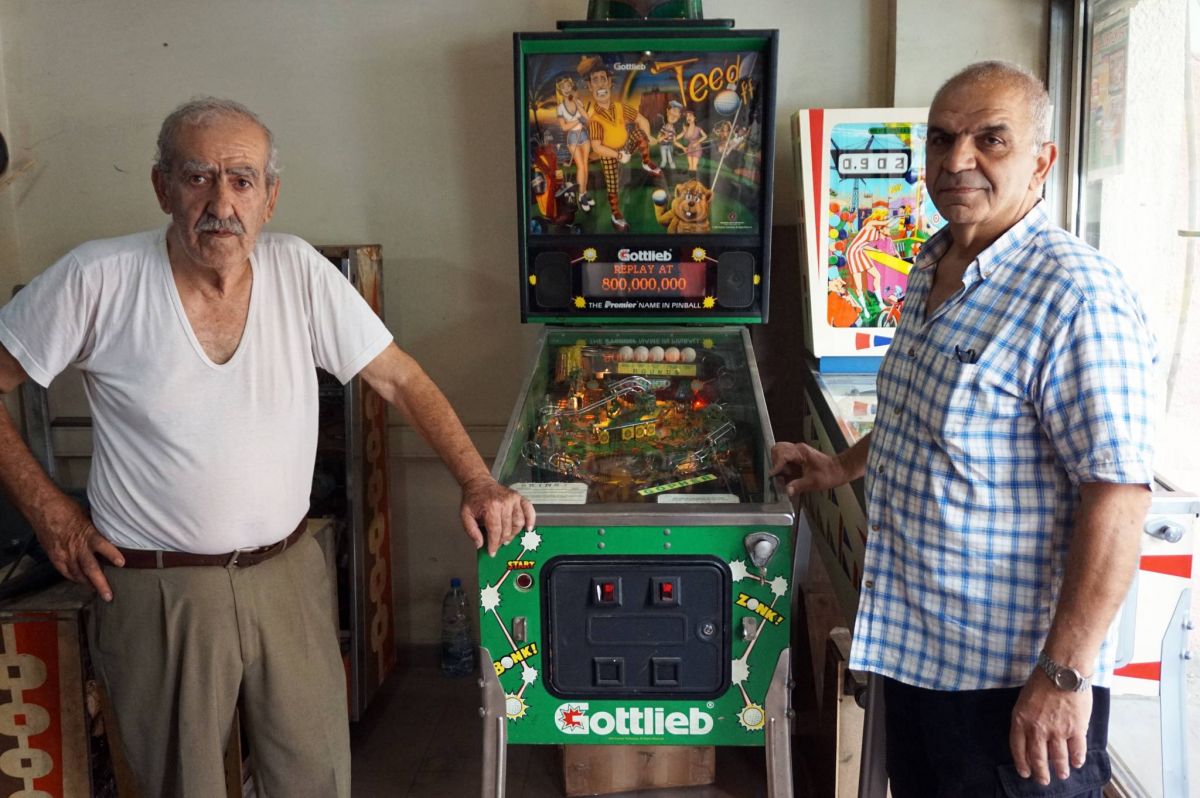 Charbel Nahed et Béchara Lahoud, réanimateurs de flippers Charbel Nahed et Béchara Lahoud, réanimateurs de flippers