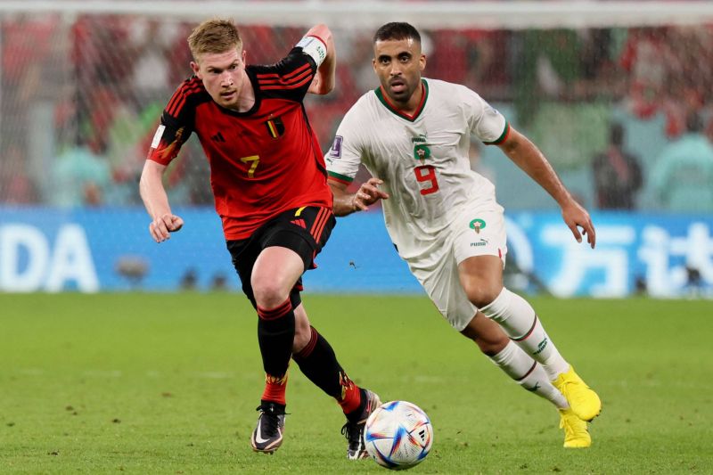 Le Maroc punit la Belgique (2-0) et entrevoit la qualification