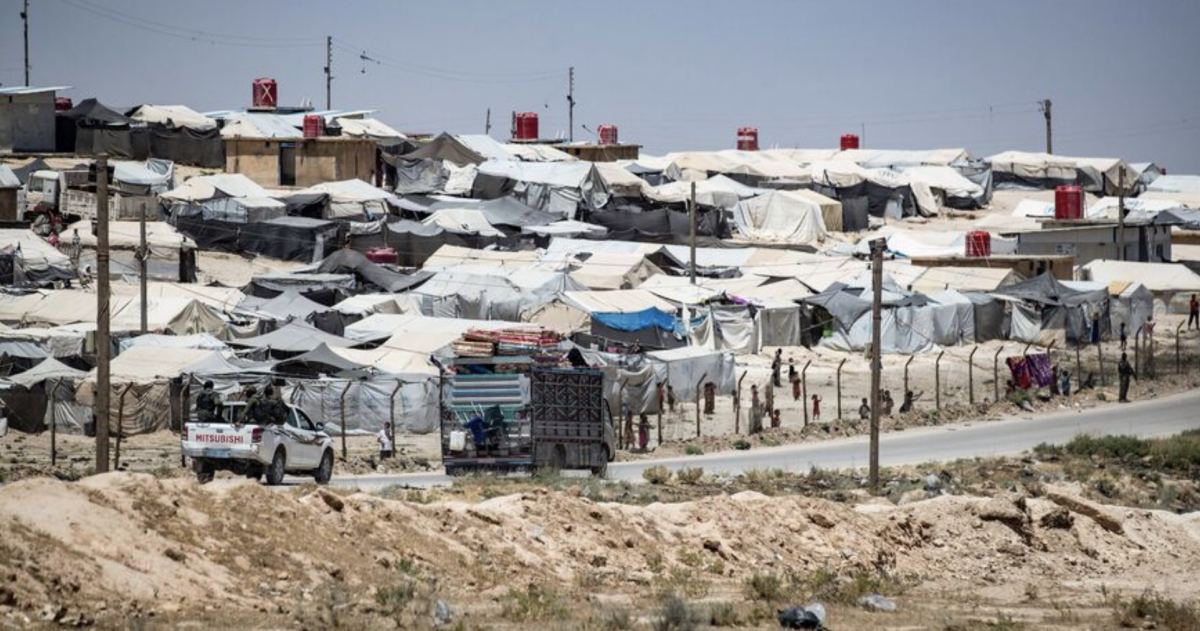 Les forces de sécurité du camp d'al-Hol visées par une frappe turque Les forces de sécurité du camp d'al-Hol visées par une frappe turque