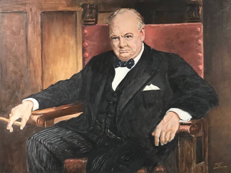 Le « blitz » pictural de sir Winston Churchill fait monter les enchères