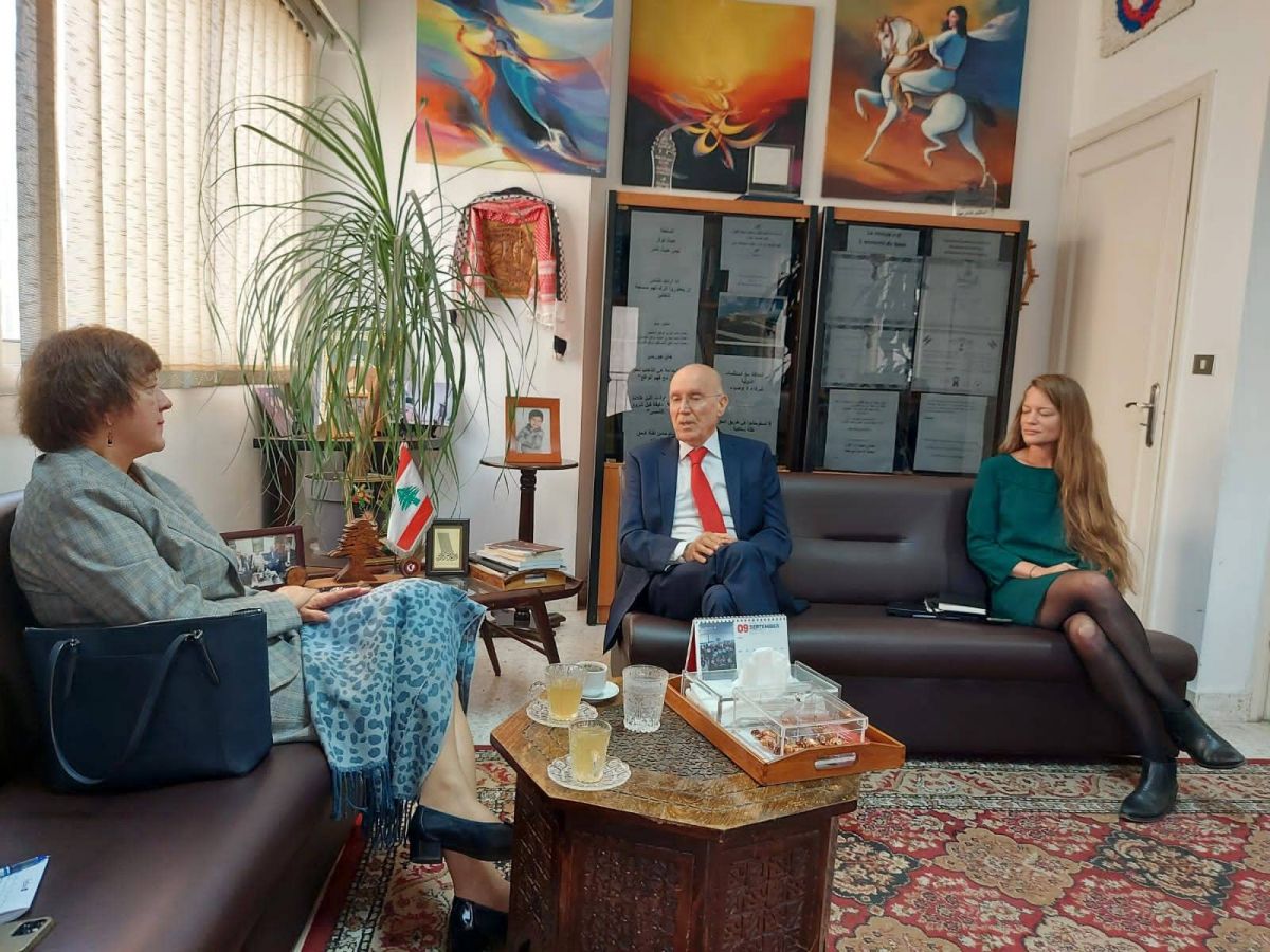 La coordinatrice spéciale des Nations unies au Liban en visite chez Amel