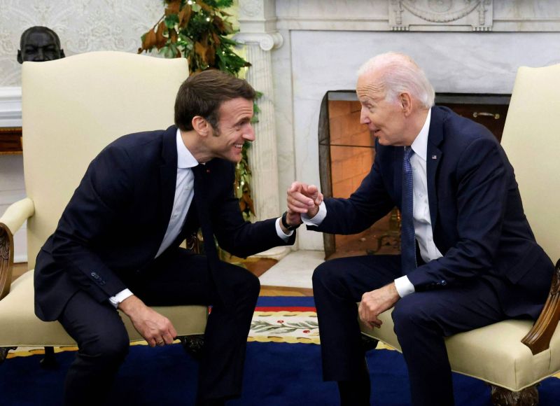 Biden et Macron affichent la solidité de leur alliance malgré les différends