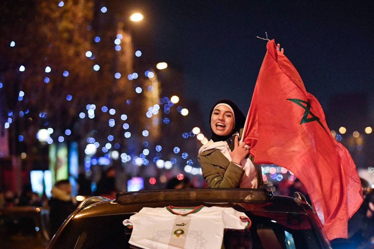 Fous de joie, les Marocains Fous de joie, les Marocains
