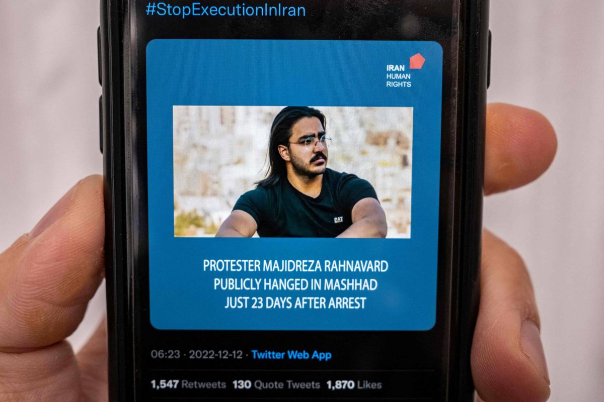 Malgré le tollé, nouvelle exécution publique en lien avec les manifestations en Iran