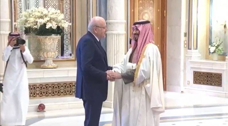 Lebanon will 'not offend' Gulf countries, Mikati promises MBS