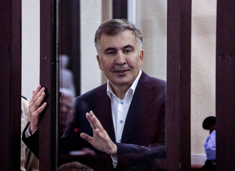 L'ex-président Saakachvili très affaibli lors d'une audience