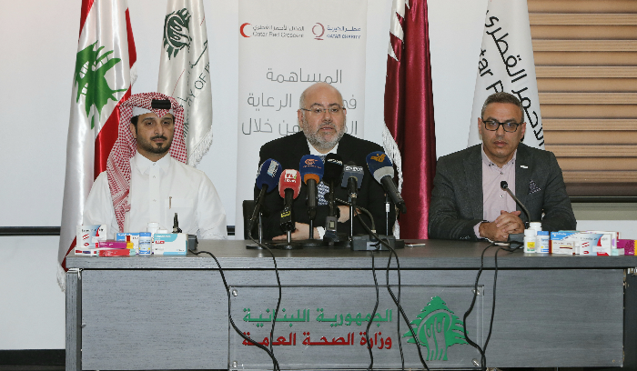 Lebanon receives chronic disease medicines donated by Qatar