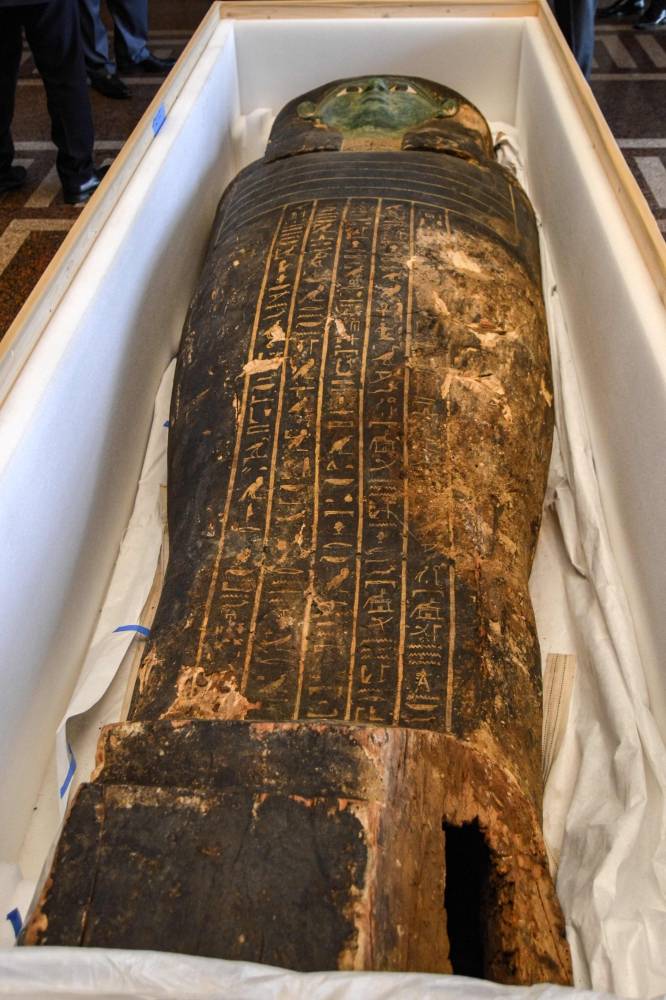 Les Etats-Unis rendent un sarcophage volé à l'Egypte