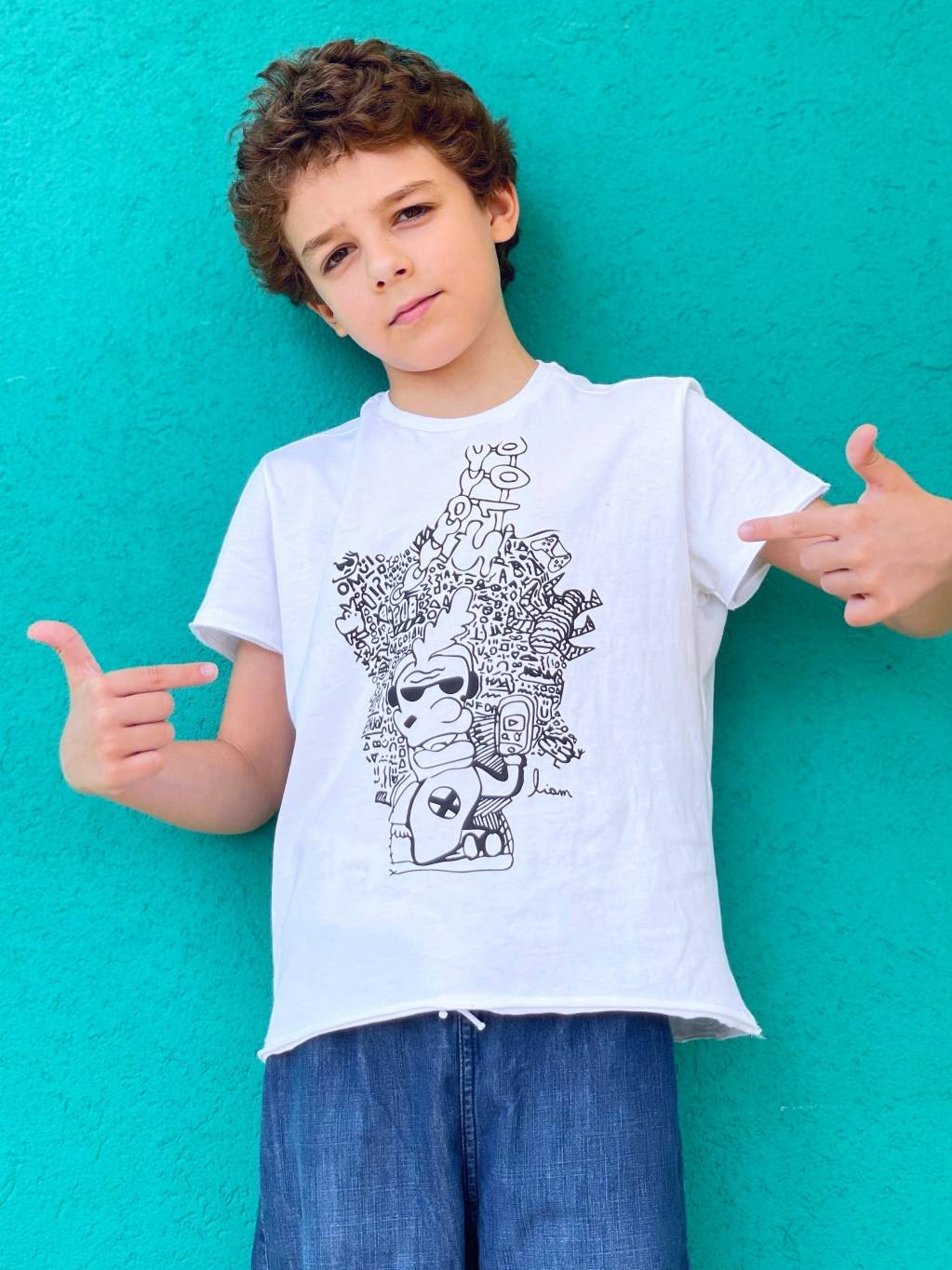 « Liam is eleven », et toujours aussi créatif