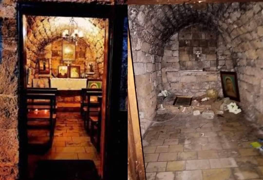 L’église de la Mère pauvre vandalisée à Jbeil
