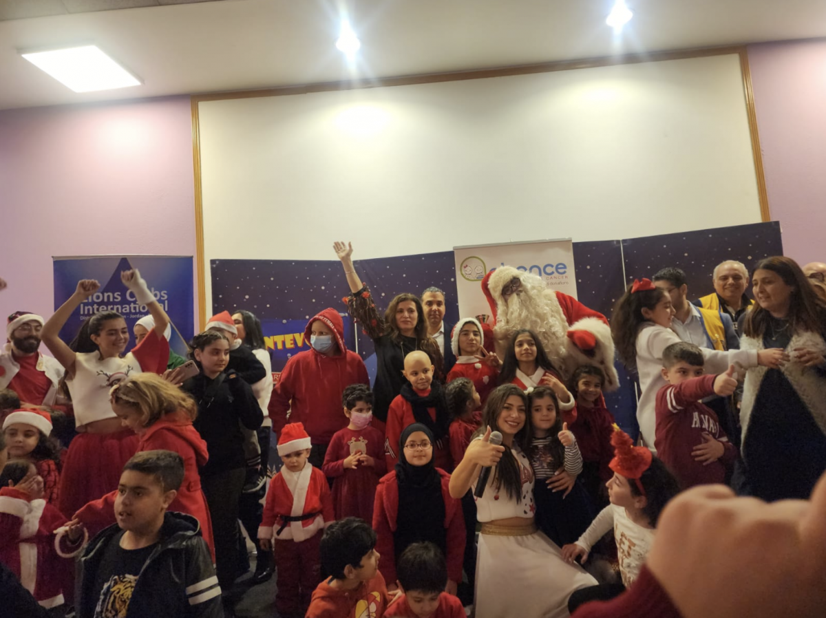 CHANCE et le Beirut Lotus Lions Club organisent une fête de Noël aux enfants atteints de cancer