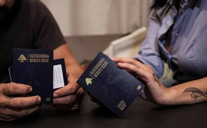 Lebanon's passport ranks 100th place