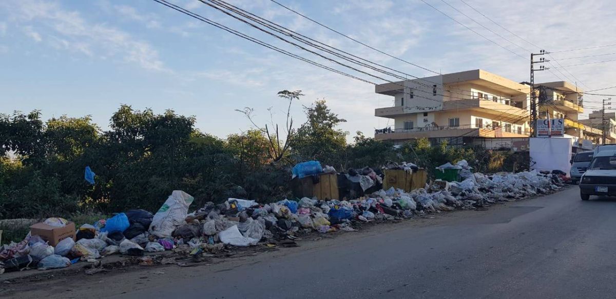 Les déchets ménagers s’entassent dans les rues du Akkar