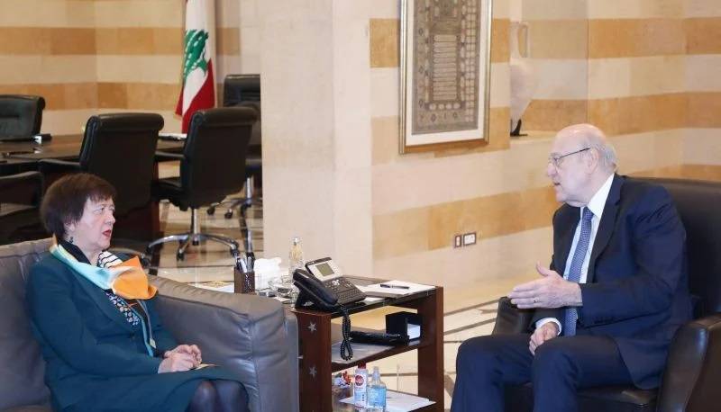 Electing a president 'will have a positive influence' on Lebanon, Wronecka reminds Mikati