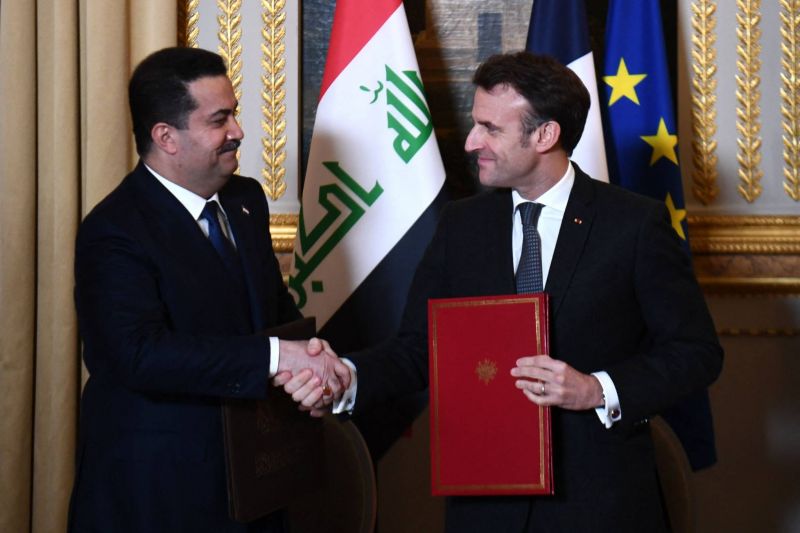 France and Iraq sign comprehensive strategic partnership agreement