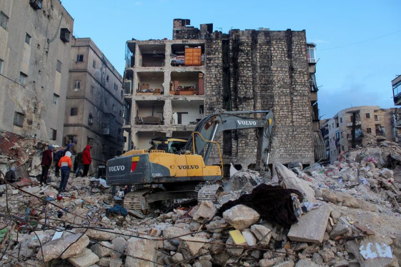 Syrian opposition rescuers say hundreds of families still under quake rubble