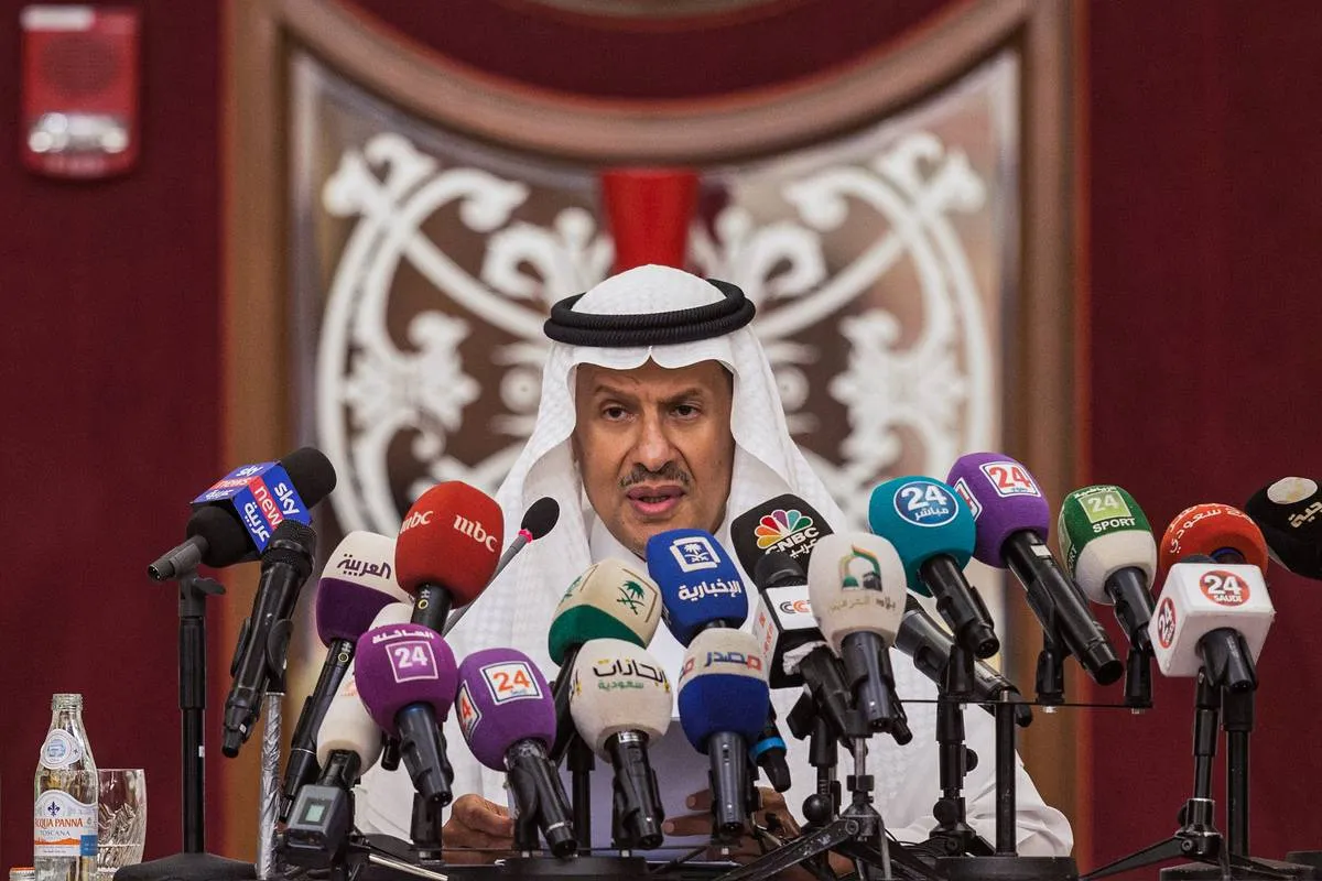 Saudi minister warns sanctions, underinvestment may cause energy shortages Saudi minister warns sanctions, underinvestment may cause energy shortages
