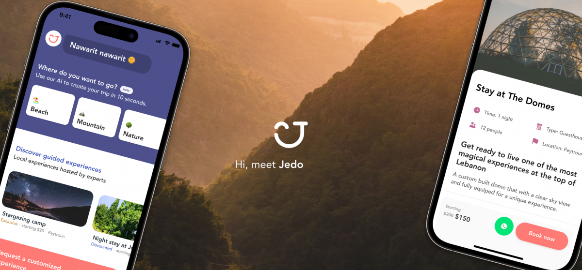 Jedo, l’application libanaise pour faire du tourisme comme un local Jedo, l’application libanaise pour faire du tourisme comme un local