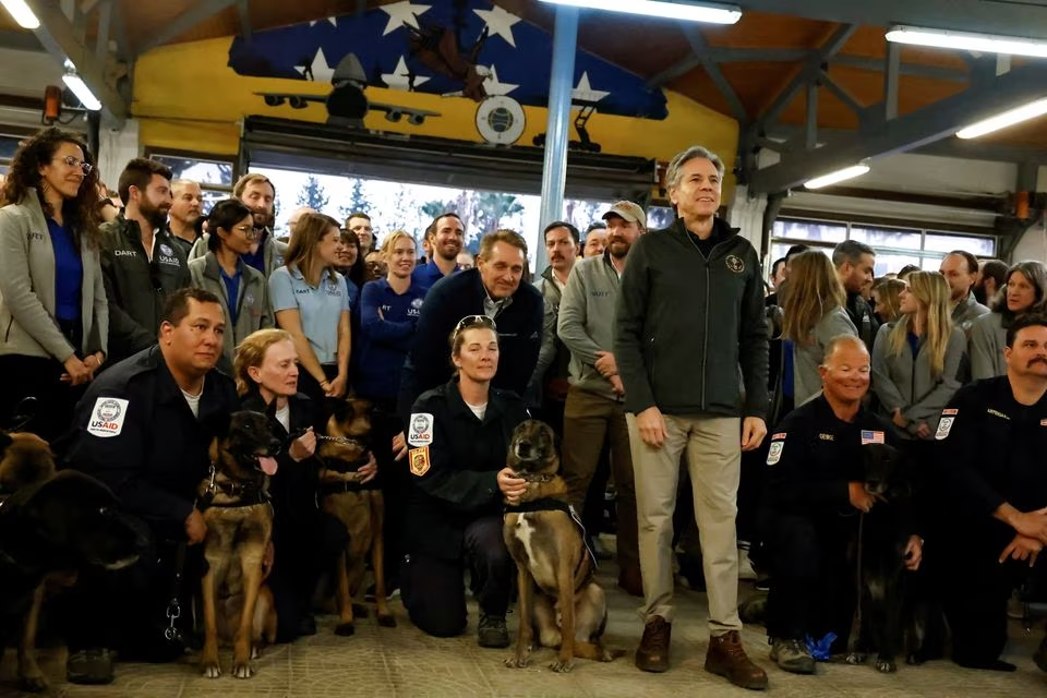 Blinken to Turkey: 'the United States is here' with aid
