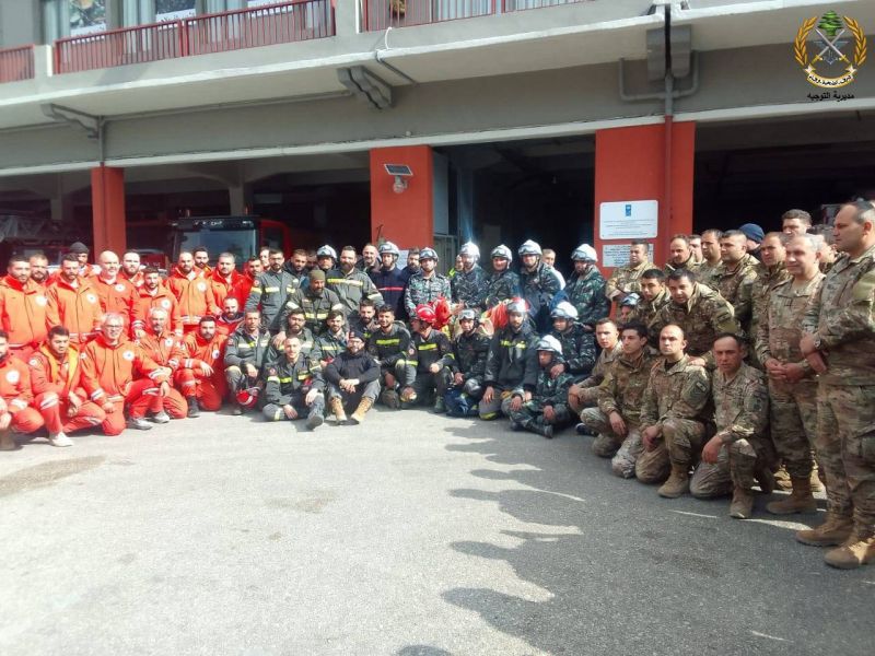 Lebanese rescue workers return from Syria, other teams still on site