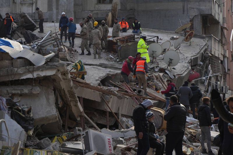 Earthquake death toll passes 45,000; many still missing in flattened apartments
