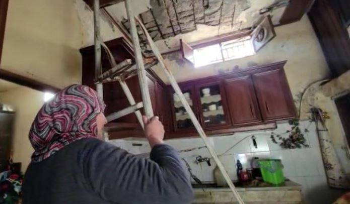Une famille indemne après l'effondrement d'un toit à Kfarremmane