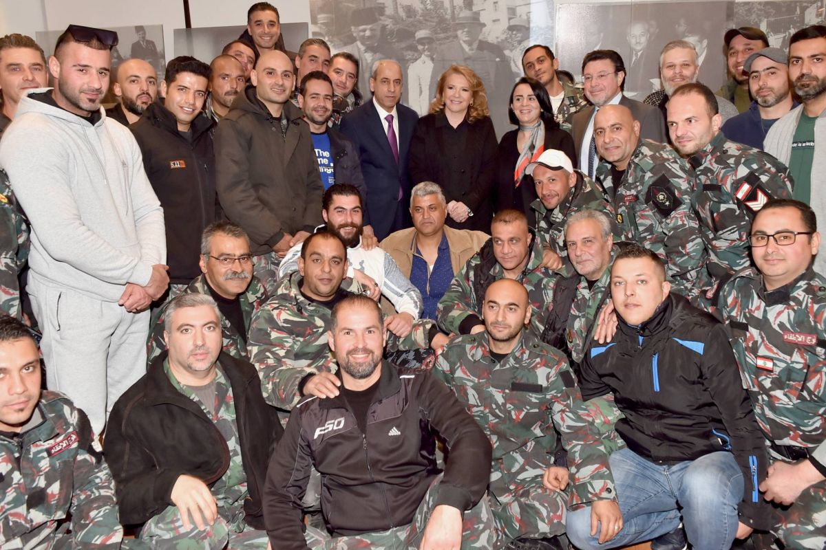 Aide de la Fondation Ben Talal aux pompiers de Tripoli