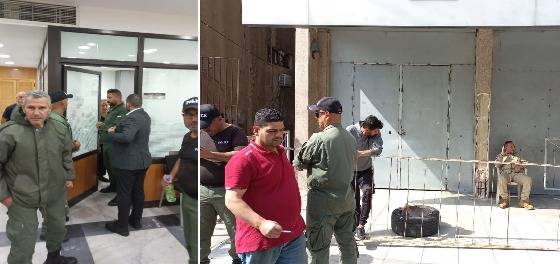 Municipal police officers briefly 'barge into' SGBL bank in Sour demanding salaries Municipal police officers briefly 'barge into' SGBL bank in Sour demanding salaries