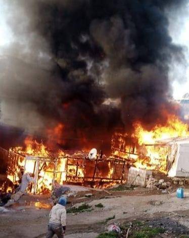 Deux morts dans un incendie dans un campement de réfugiés syriens à Ersal