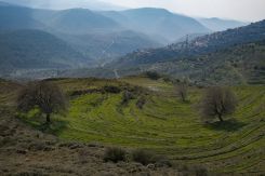 Known as a “wind corridor,” Akkar governorate’s high elevation and mountainous terrain mean wind speeds are reliable enough to produce electricity, energy experts say. Feb. 14, 2023. (Credit: João Sousa/L’Orient Today)