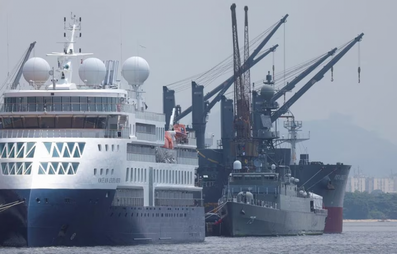 Israel urges Brazil to undock Iranian warships
