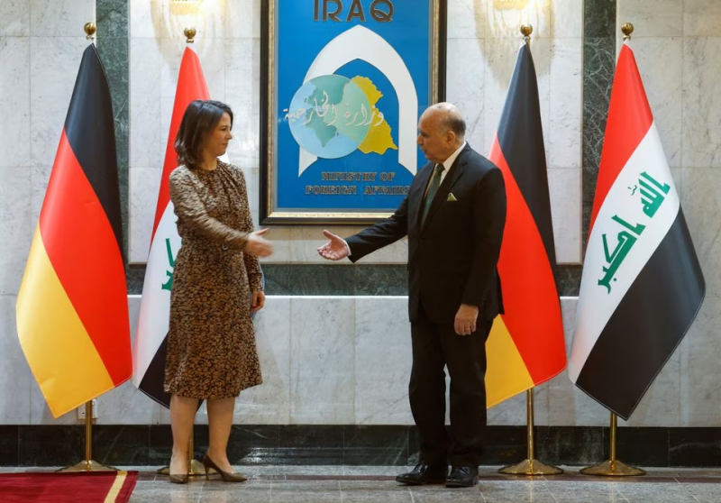 In Iraq, German minister condemns Iran's cross-border attacks