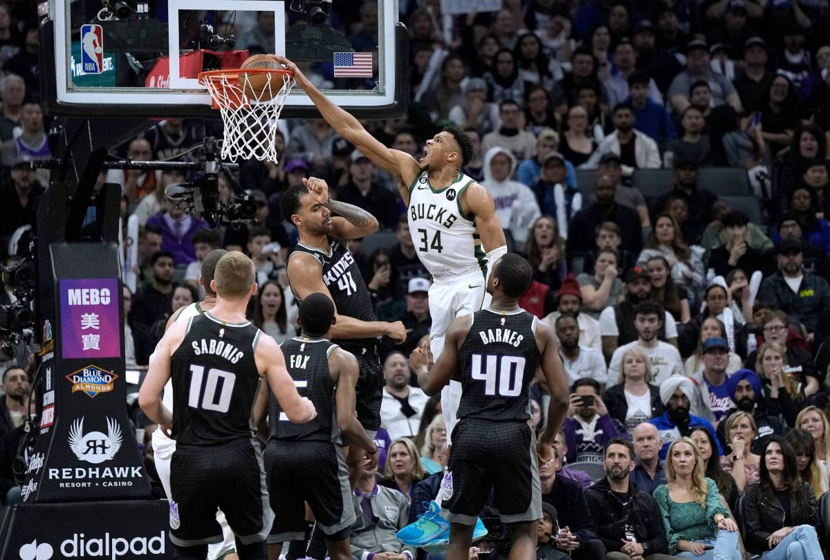 Giannis règne chez les Kings, Thompson brûlant face aux Suns