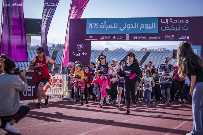 Plus de 500 femmes et jeunes filles participent à une course à Tripoli