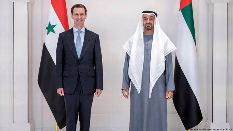 Time for Syria to return to Arab fold, UAE president tells Assad during visit