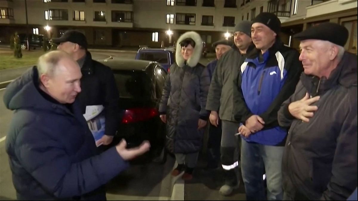 Poutine s'est rendu à Marioupol dévastée, première visite en zone conquise