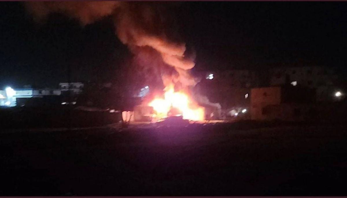 Fire brought under control in a Syrian refugee camp in Anjar, one injured