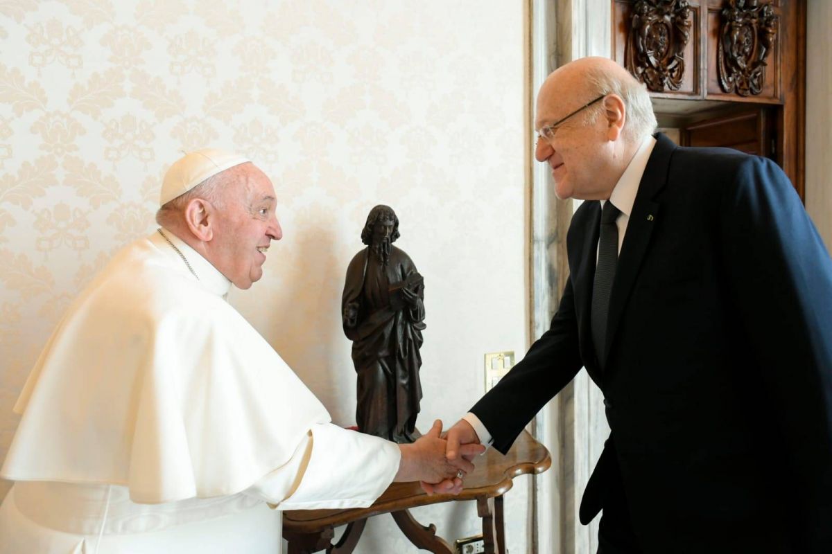 Pope to Mikati: 'Solidarity among Lebanese officials needed to elect a president'