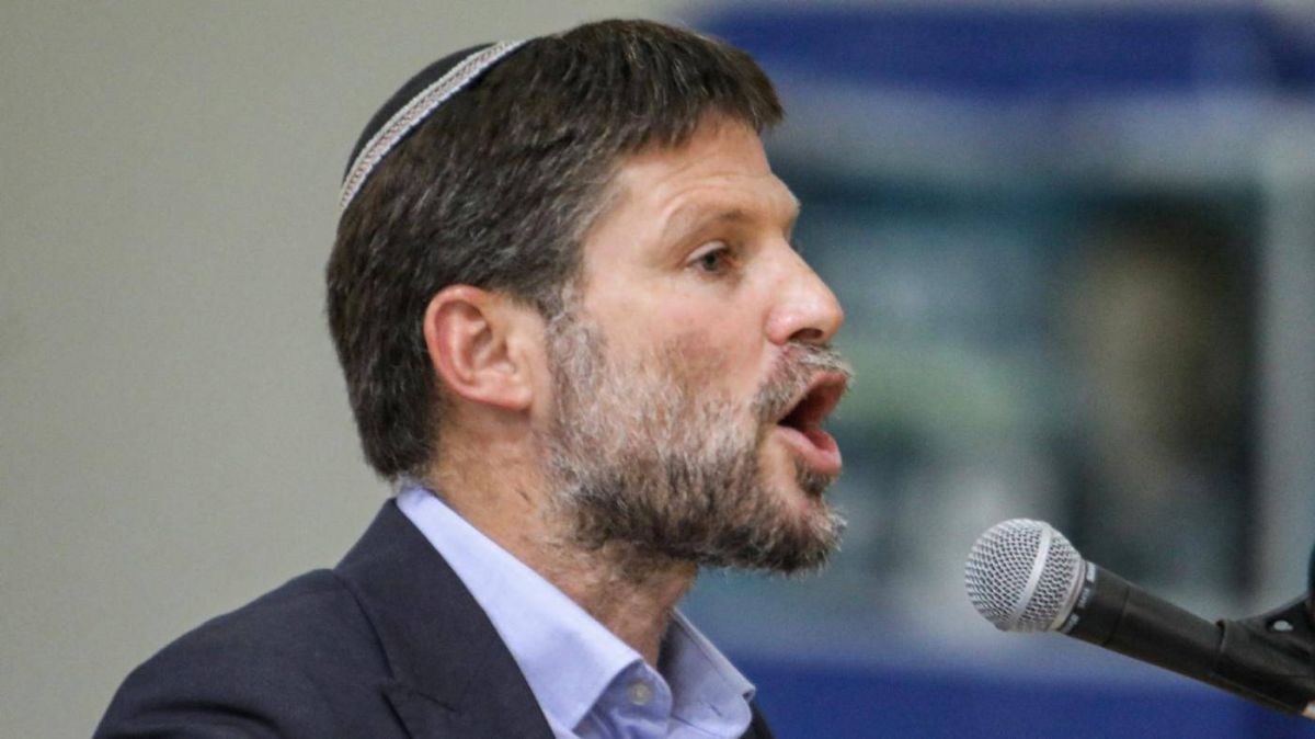 Le ministre israélien Smotrich 
