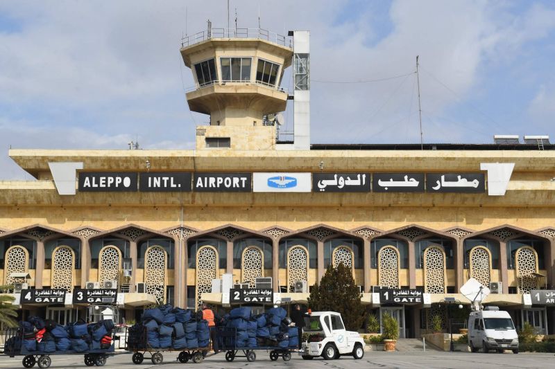 Nouvelle frappe israélienne sur l’aéroport d’Alep : un dépôt d’armes atteint