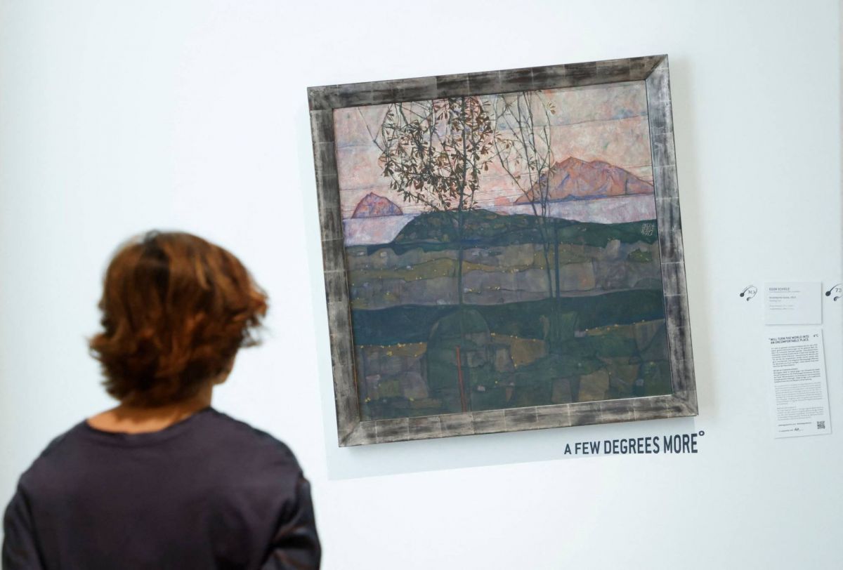 À Vienne, des toiles de maître de guingois pour le climat